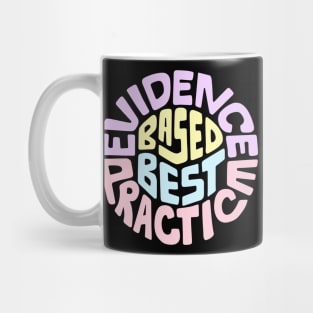 Evidence Based Best Practice Word Art Mug